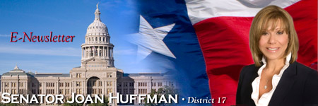 Sen. Huffman's E-Newsletter signup banner graphic