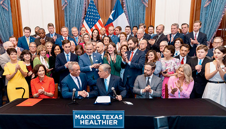 Photo: Bill signing ceremony for SB 25
