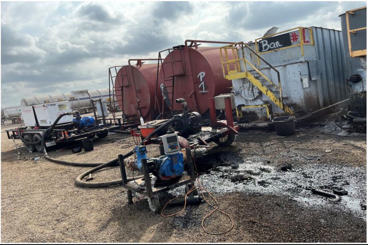 Photo: Fuel storage equipment