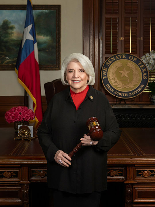 Photo: Dean Senator Judith Zaffirini; Photo Credit: Gray Hawn